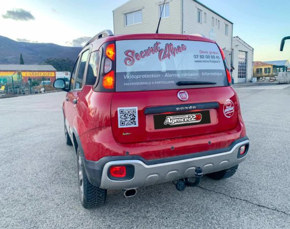 Lunette arrière micro perforée Securit Alpes