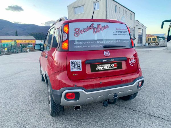 Lunette arrière micro perforée Securit Alpes